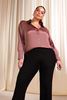 Picture of CURVY GIRL ELEGANT SATIN BLOUSE